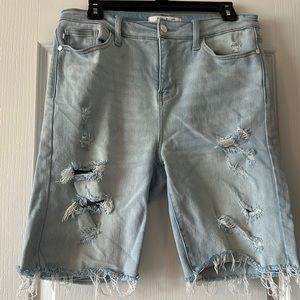 Judy Blue distressed jean shorts
